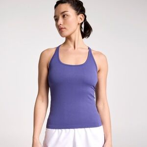 NWT DSG Momentum Seamless Support Tank in Indigo Blue